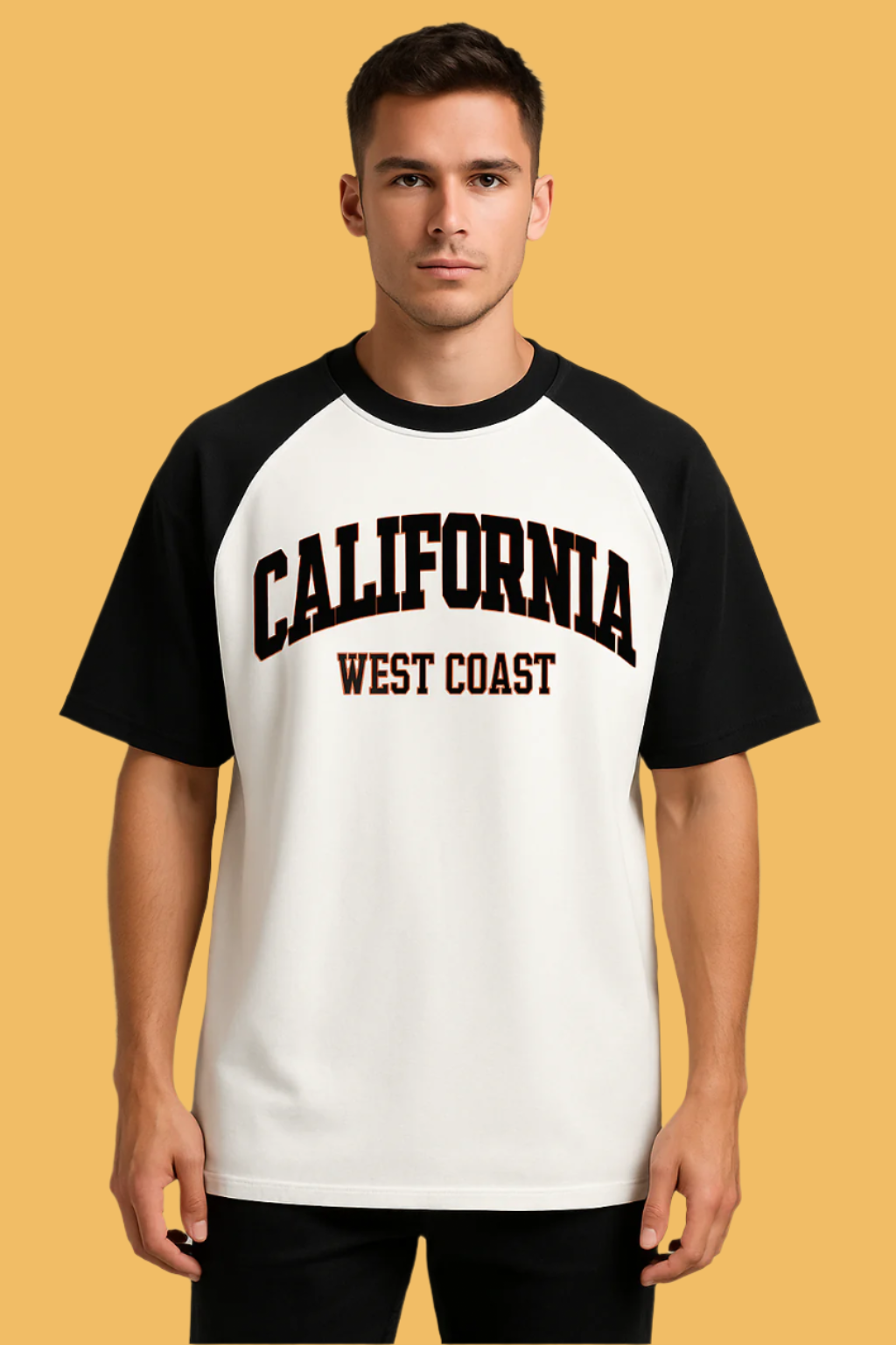 California Vibes – Men's Oversized West Coast T-Shirt