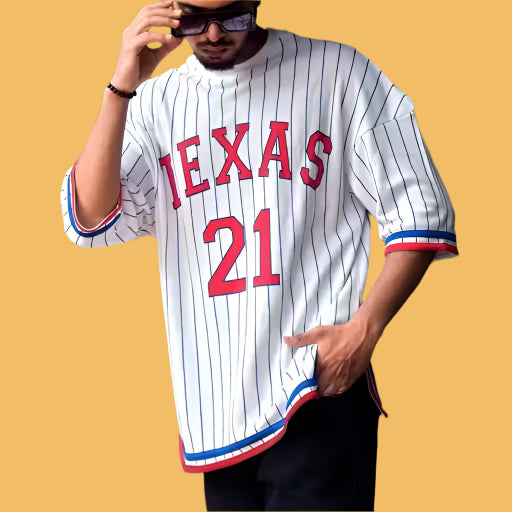 TEXAS '21 Oversized Streetwear T-Shirt – Unisex Fit